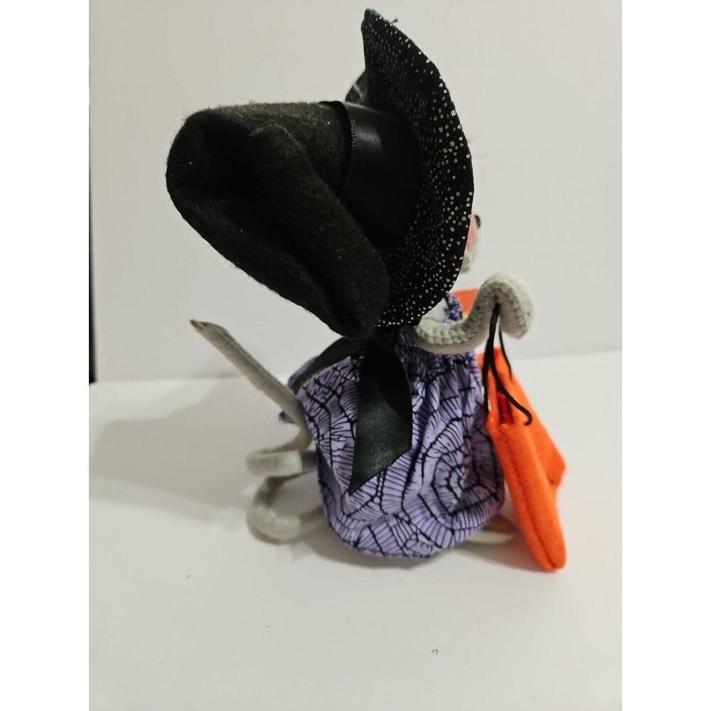 RARE 2019 Annalee Hocus Pocus Witch Mouse Doll Purple Grey 6" Halloween - Picture 5 of 8
